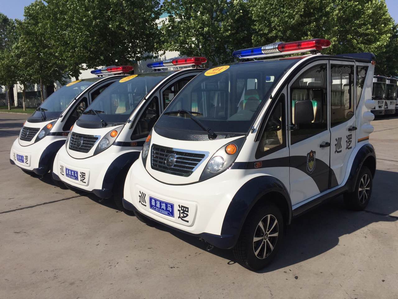 南陽市通過公安部警采中心采購電動巡邏車(圖2)