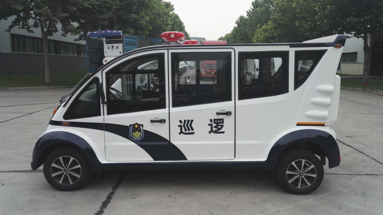 鄭州鐵道警察學(xué)院電動(dòng)巡邏車發(fā)車   構(gòu)筑校園安全屏障(圖4)