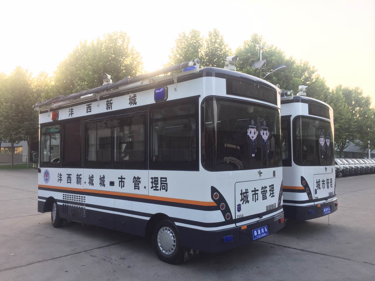 助力城市管理? 陜西省西咸新區(qū)移動(dòng)城管執(zhí)法車發(fā)車(圖4)