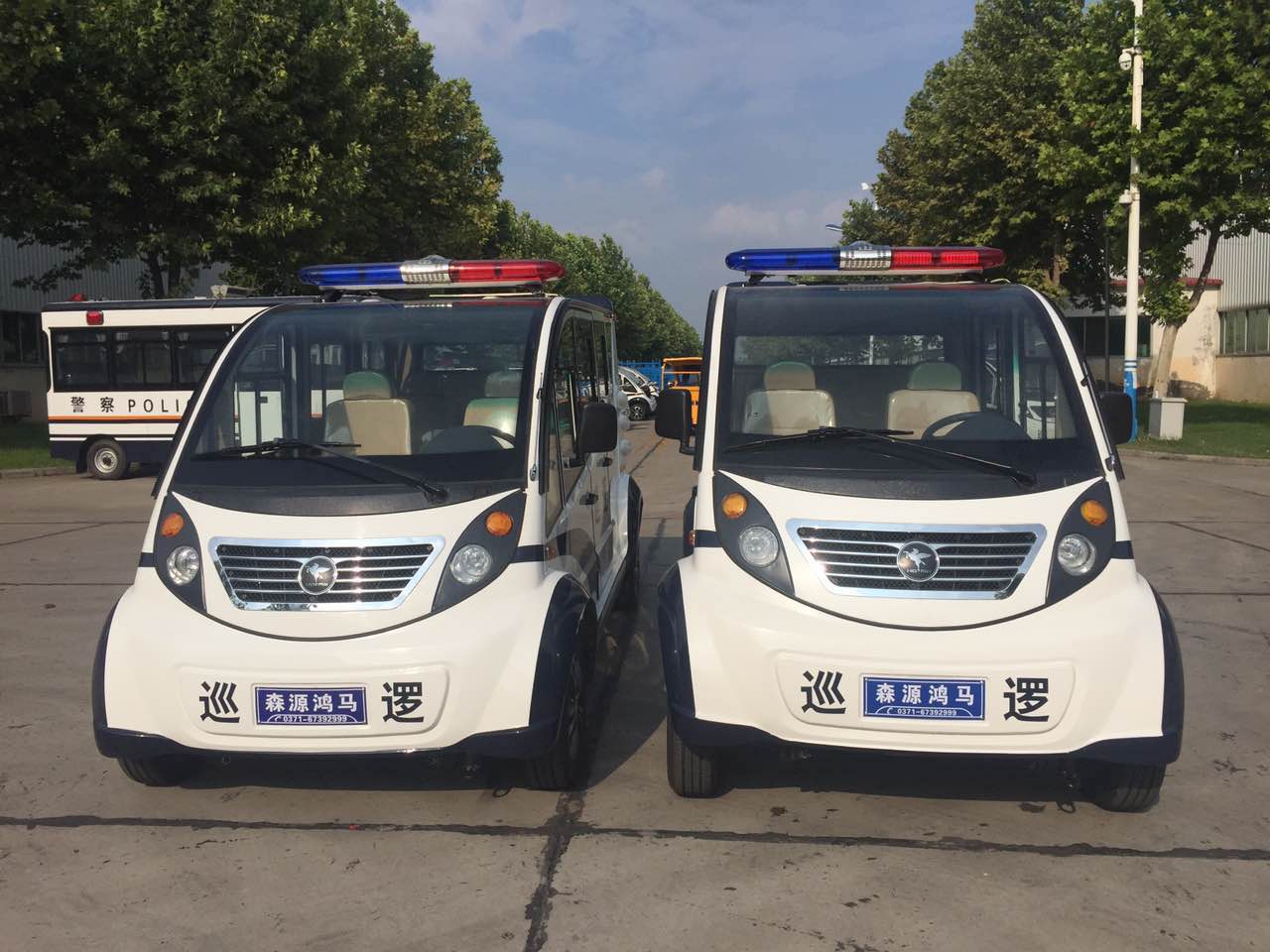 火箭軍工程大學(xué)士官學(xué)院電動巡邏車發(fā)車(圖1)