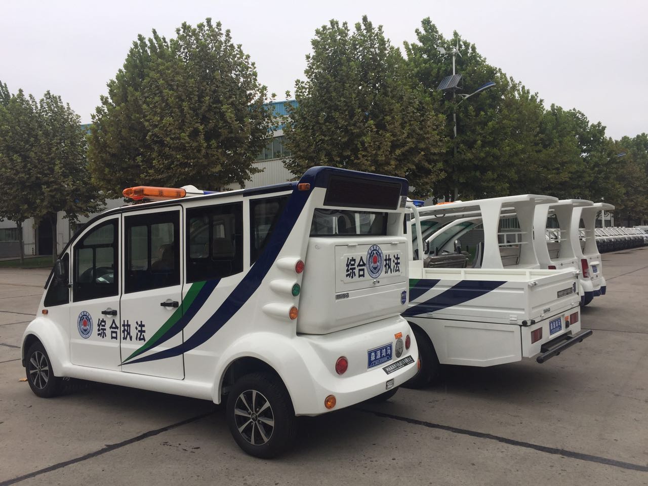 【共創(chuàng)和諧家園】 河南南陽電動(dòng)巡邏車發(fā)車(圖4)