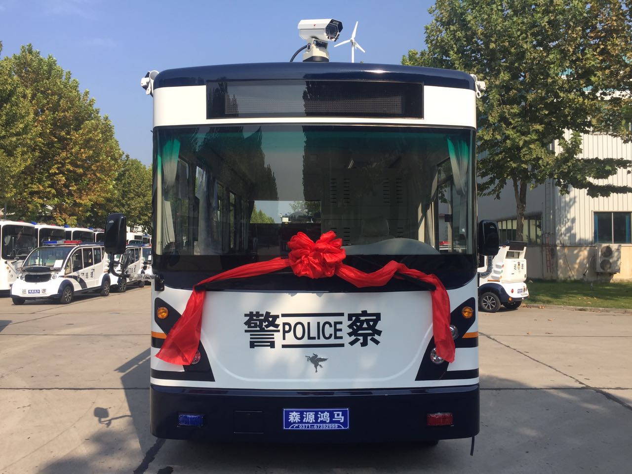 山東濰坊市移動(dòng)警務(wù)室發(fā)車(圖1)