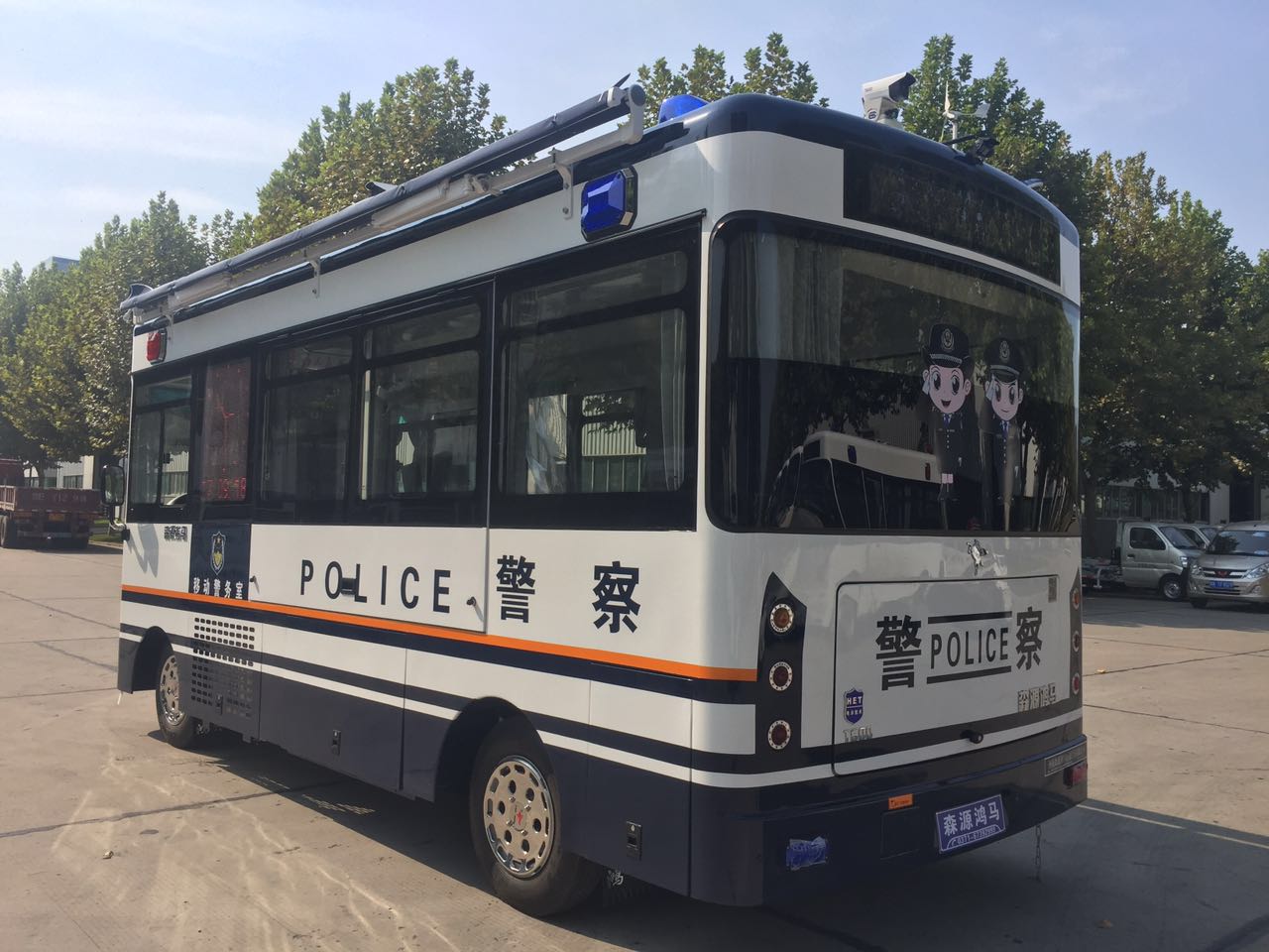 山東濰坊市移動(dòng)警務(wù)室發(fā)車(圖4)