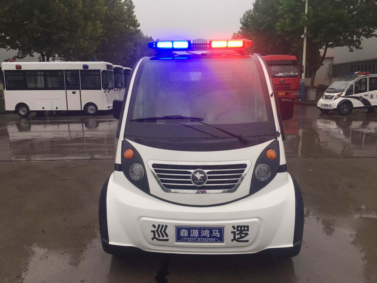 山西太原市電動巡邏車發(fā)車(圖2)