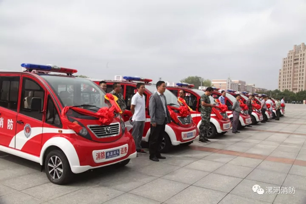 漯河市首批20輛消防電動巡邏車配發(fā)各鄉(xiāng)鎮(zhèn)街道、社區(qū)(圖3)