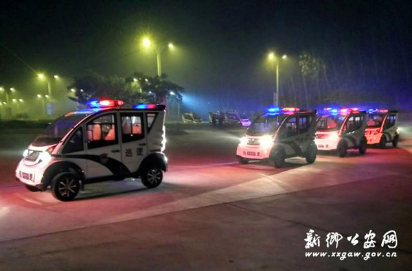 十九大安保系列報道：封丘19輛電動巡邏車配發(fā)基層一線(圖3)