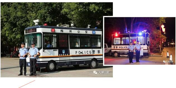 便利群眾保平安   梅州大埔移動(dòng)警務(wù)車街頭服務(wù)市民(圖1)