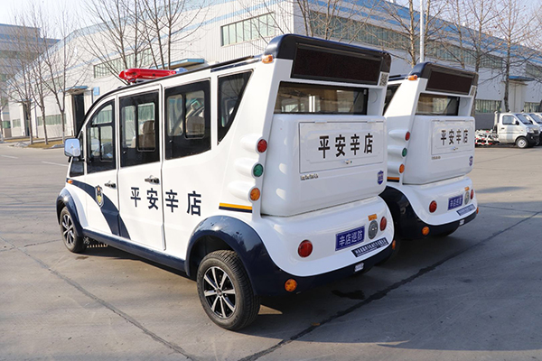 河南新鄭市電動(dòng)巡邏車發(fā)車 提升轄區(qū)治安防控能力(圖4)