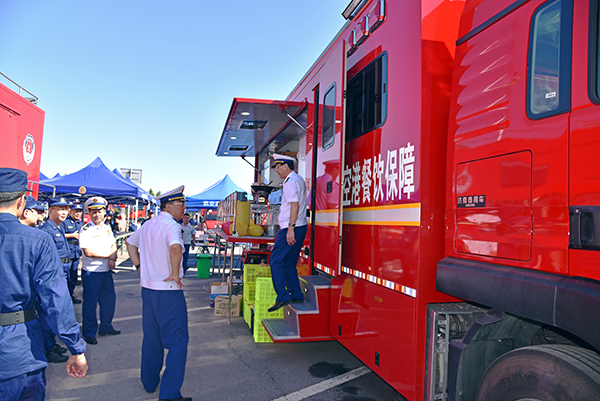 河南省消防救援隊(duì)伍戰(zhàn)勤保障實(shí)戰(zhàn)演練  森源鴻馬高精尖裝備全程保障(圖13)