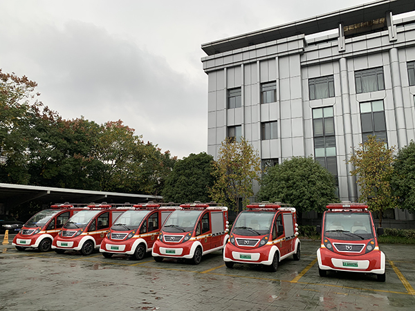 電動消防巡邏車“上崗”城市消防安全有保障(圖1)