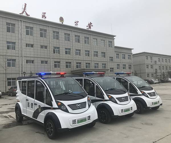 陜西咸陽電動巡邏車駛向執(zhí)法一線(圖2)