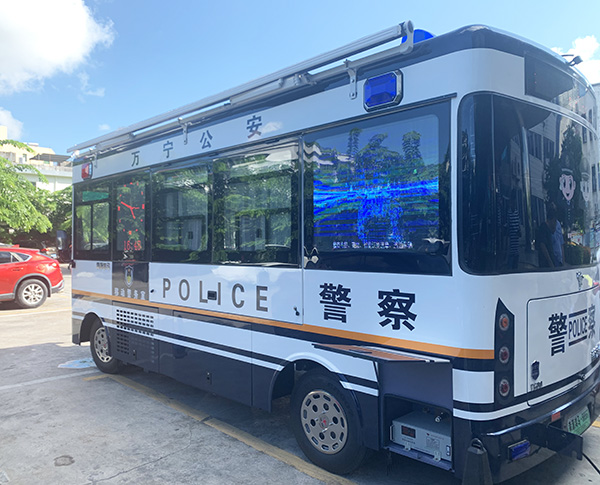 海南海口市移動警務室平臺上崗(圖3)