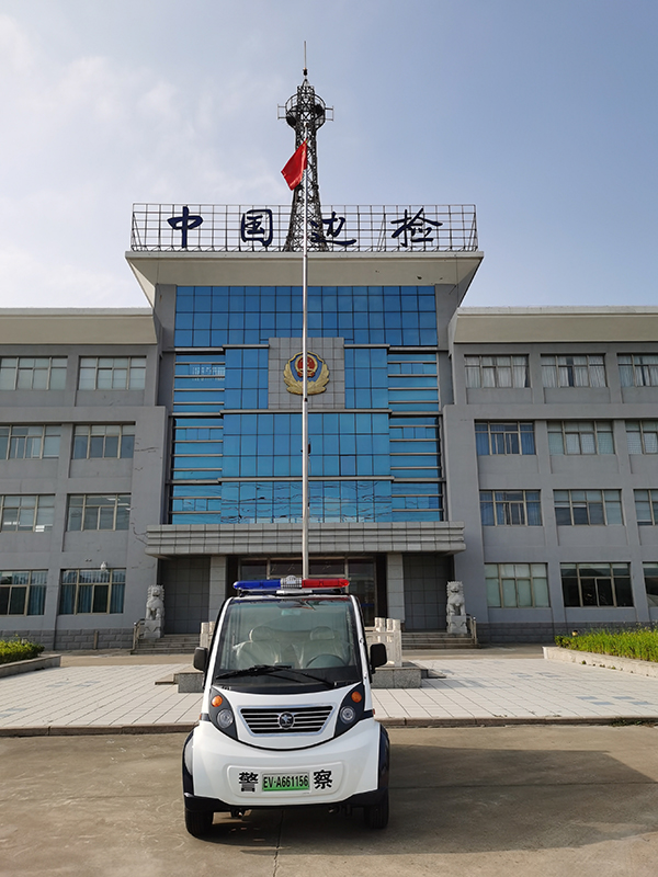 江蘇鹽城市電動巡邏車上崗執(zhí)勤(圖1)