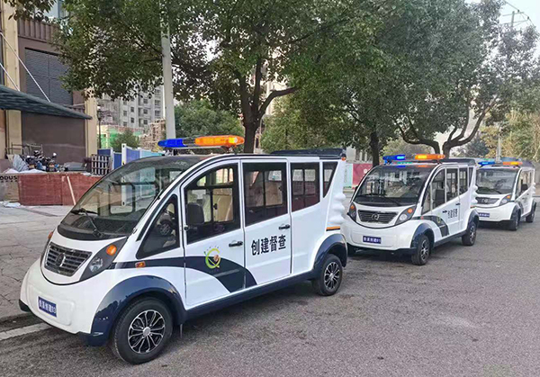 江西贛江電動執(zhí)法車上崗(圖4)