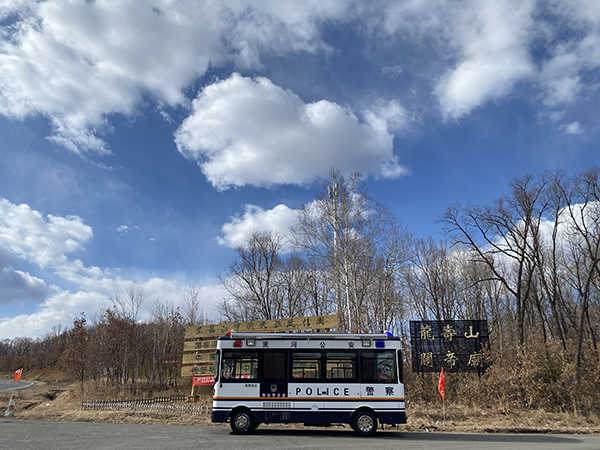 黑龍江黑河市移動警務室開到防疫一線(圖3)