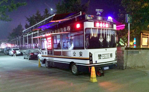 森源鴻馬警務車亮相街頭，居民游客更有安全感(圖2)