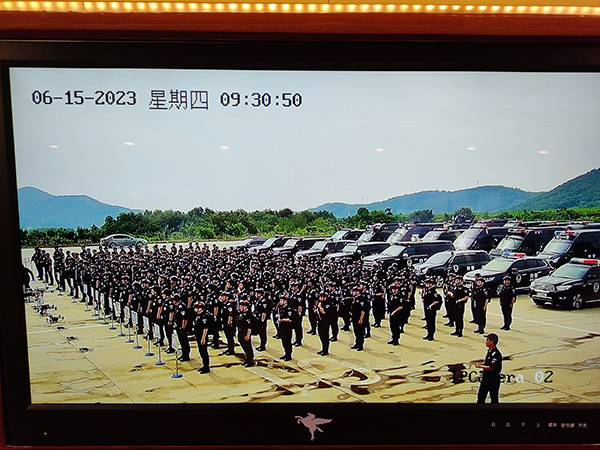 森源鴻馬通信指揮車圓滿完成2023年河南公安巡特警南部協作區(qū)跨區(qū)域拉動演練(圖7)