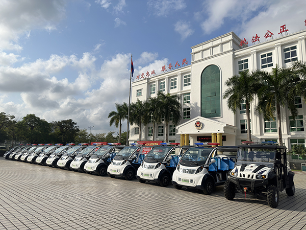 中國人民警察節(jié)：以警察名義 筑平安之盾—森源鴻馬電動巡邏車配發(fā)海南一線(圖3)