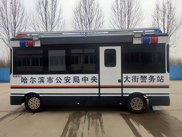 城市治安航空母艦——森源鴻馬智慧警務(wù)便民工作站發(fā)往哈爾濱(圖3)